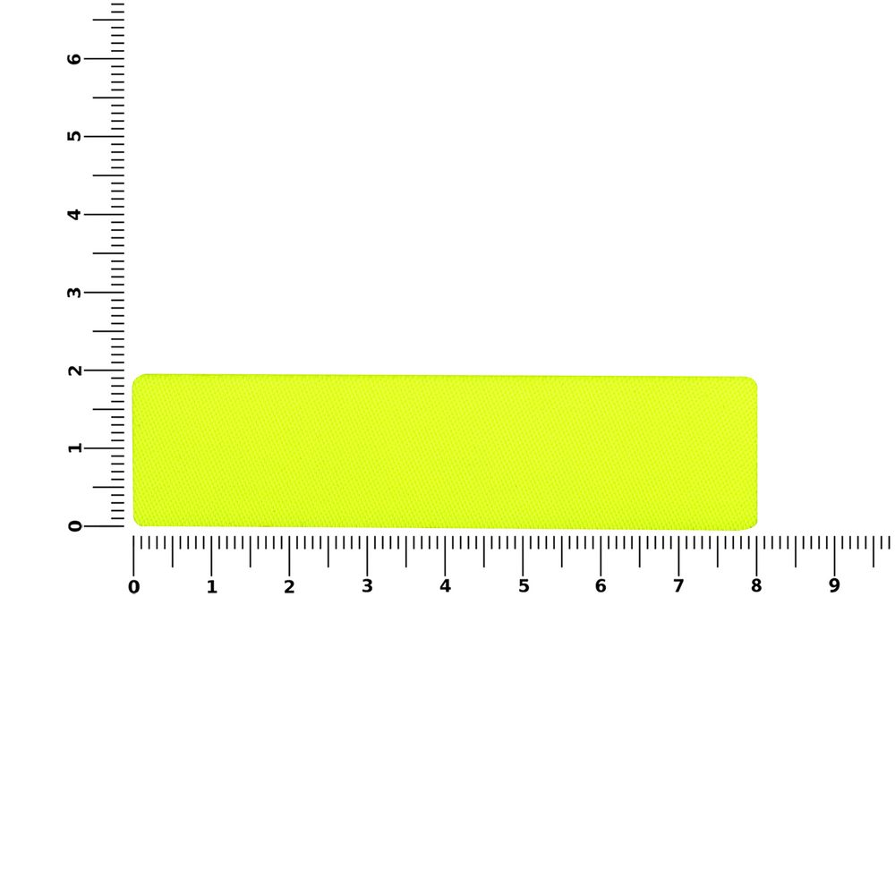 Наклейка тканевая Lunga, S, желтый неон / Миниатюра WWW (1000)