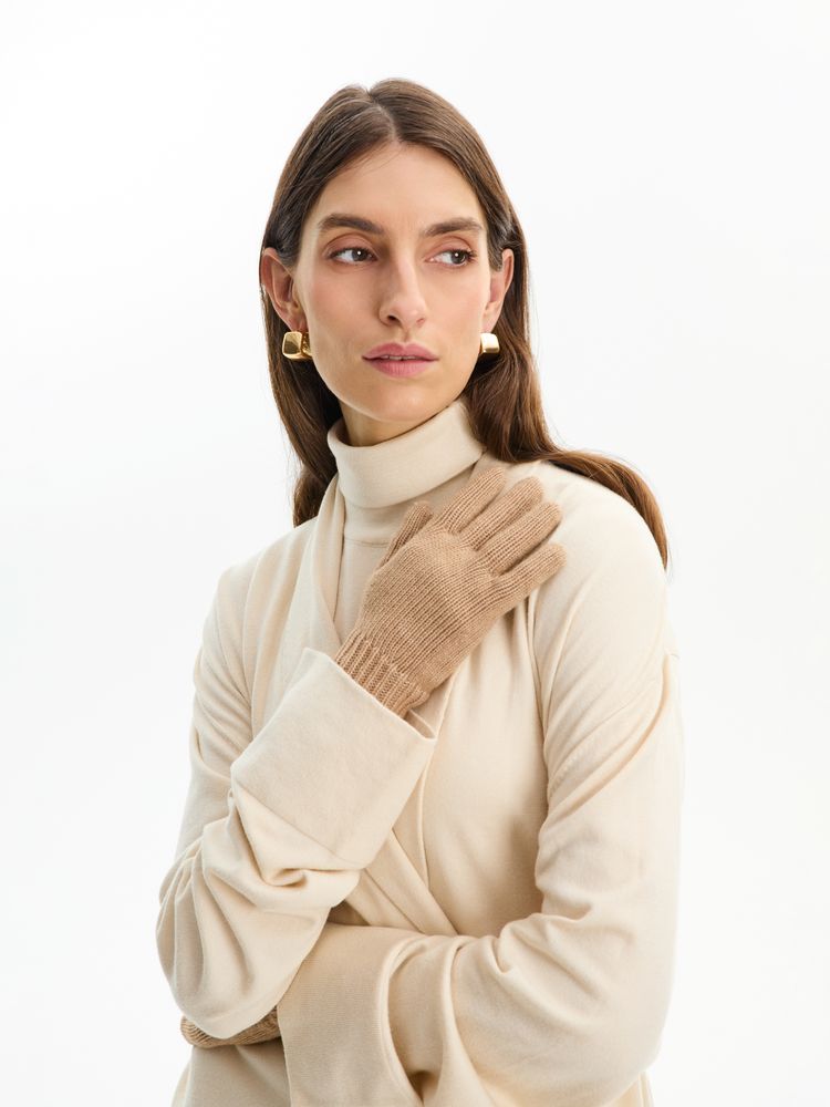 Перчатки Alpine, бежевые / Миниатюра WWW (1000)