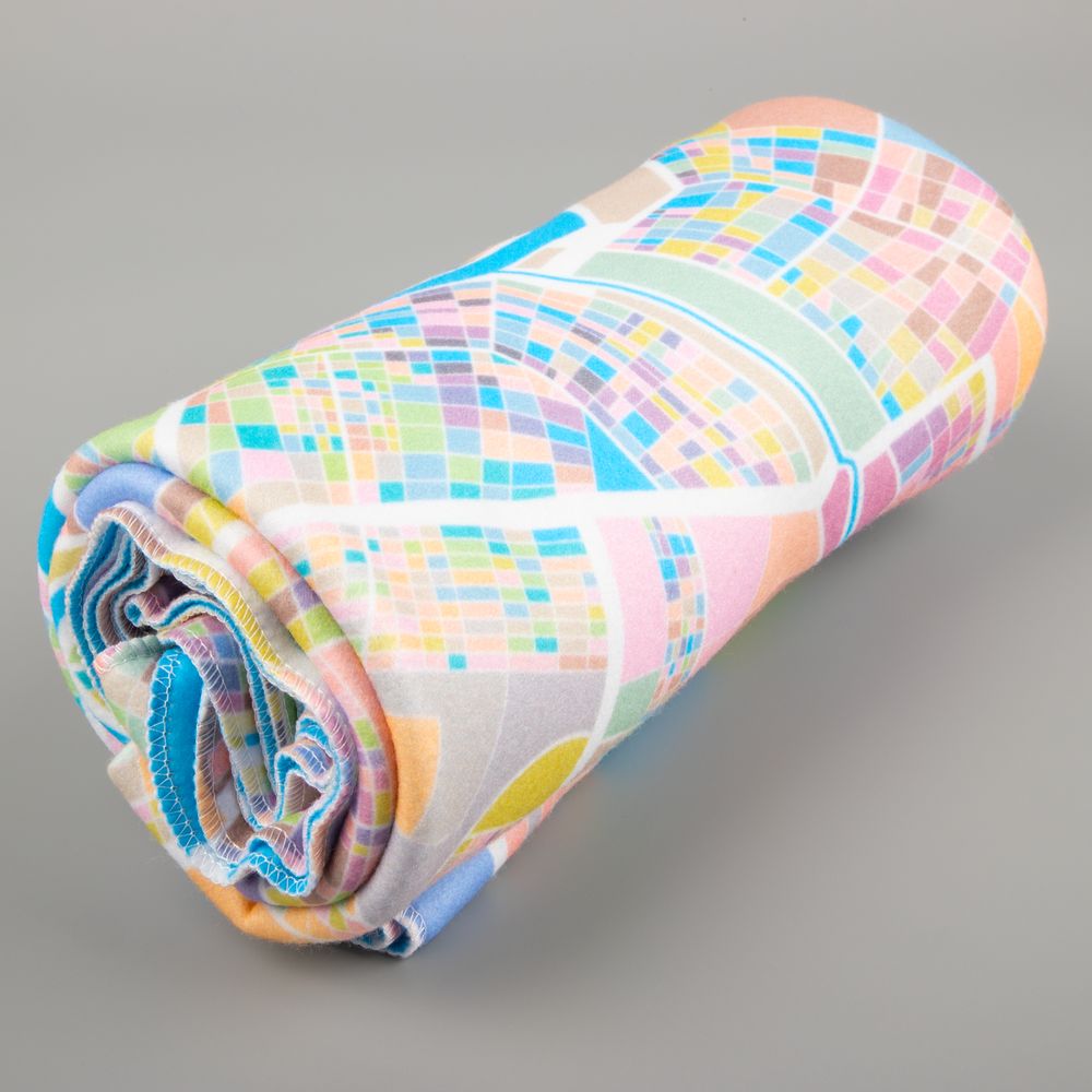 Флисовый плед Feltro Color Plus с печатью на заказ, S / Миниатюра WWW (1000)