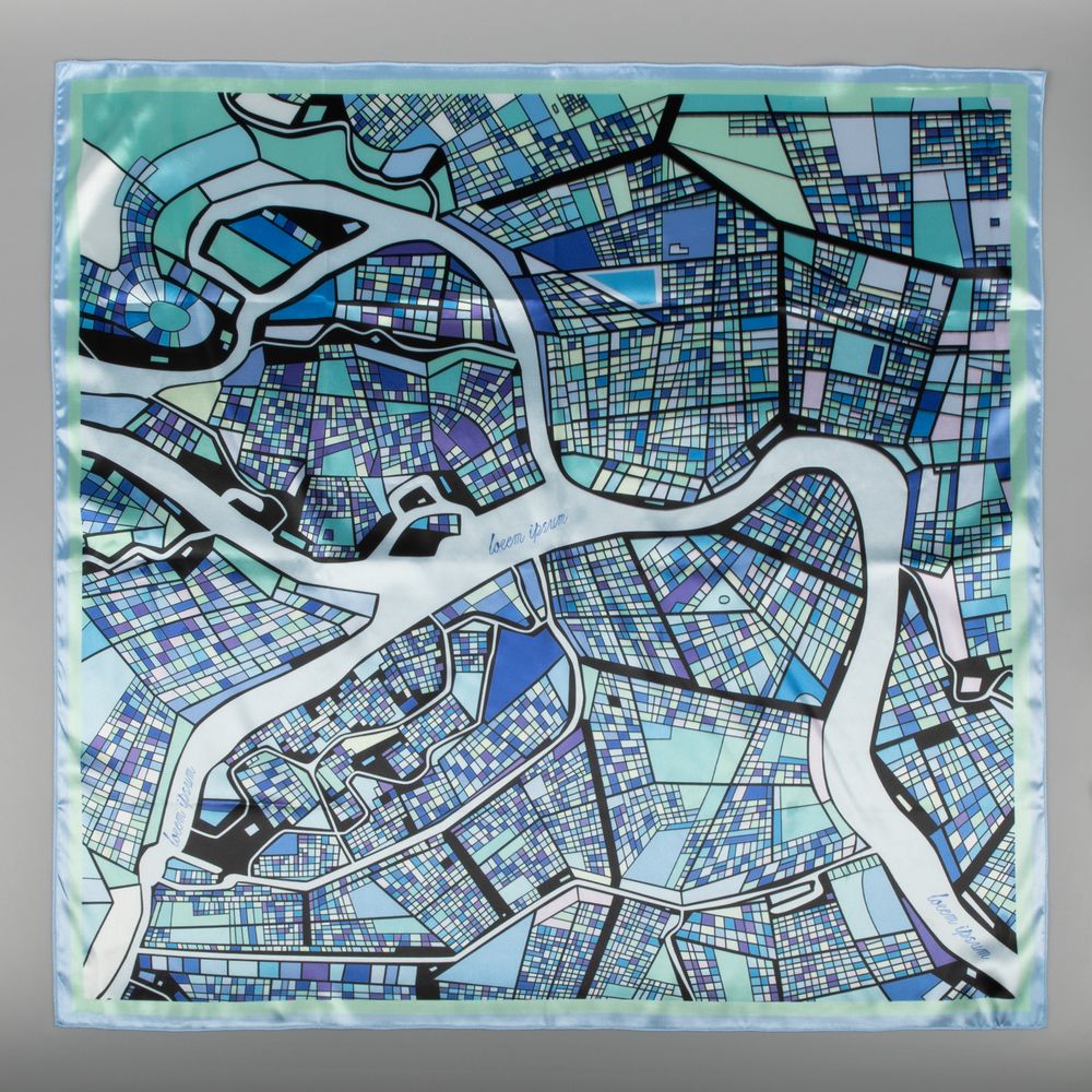 Платок с печатью на заказ ColorSharm, S / Миниатюра WWW (1000)