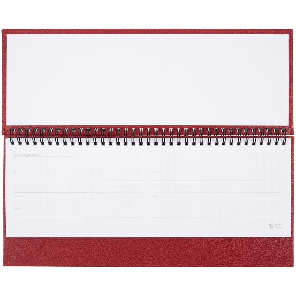 Планинг Sagrin, недатированный, красный / Миниатюра WWW (1000)