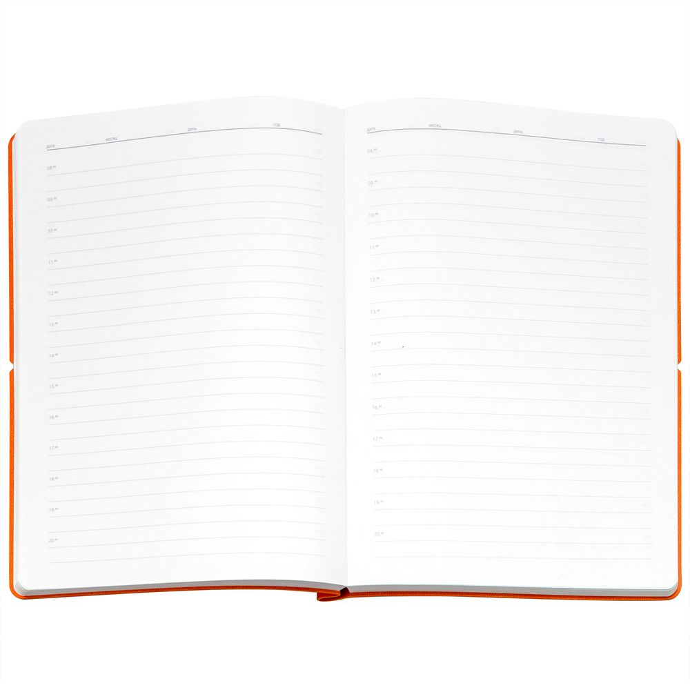 Ежедневник Flexpen Bright, недатированный, оранжевый / Миниатюра WWW (1000)