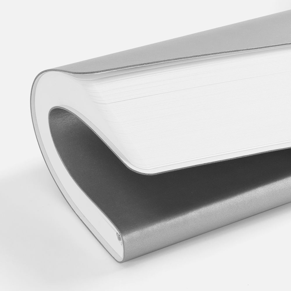 Ежедневник Waltz, недатированный, серебристый / Миниатюра WWW (1000)