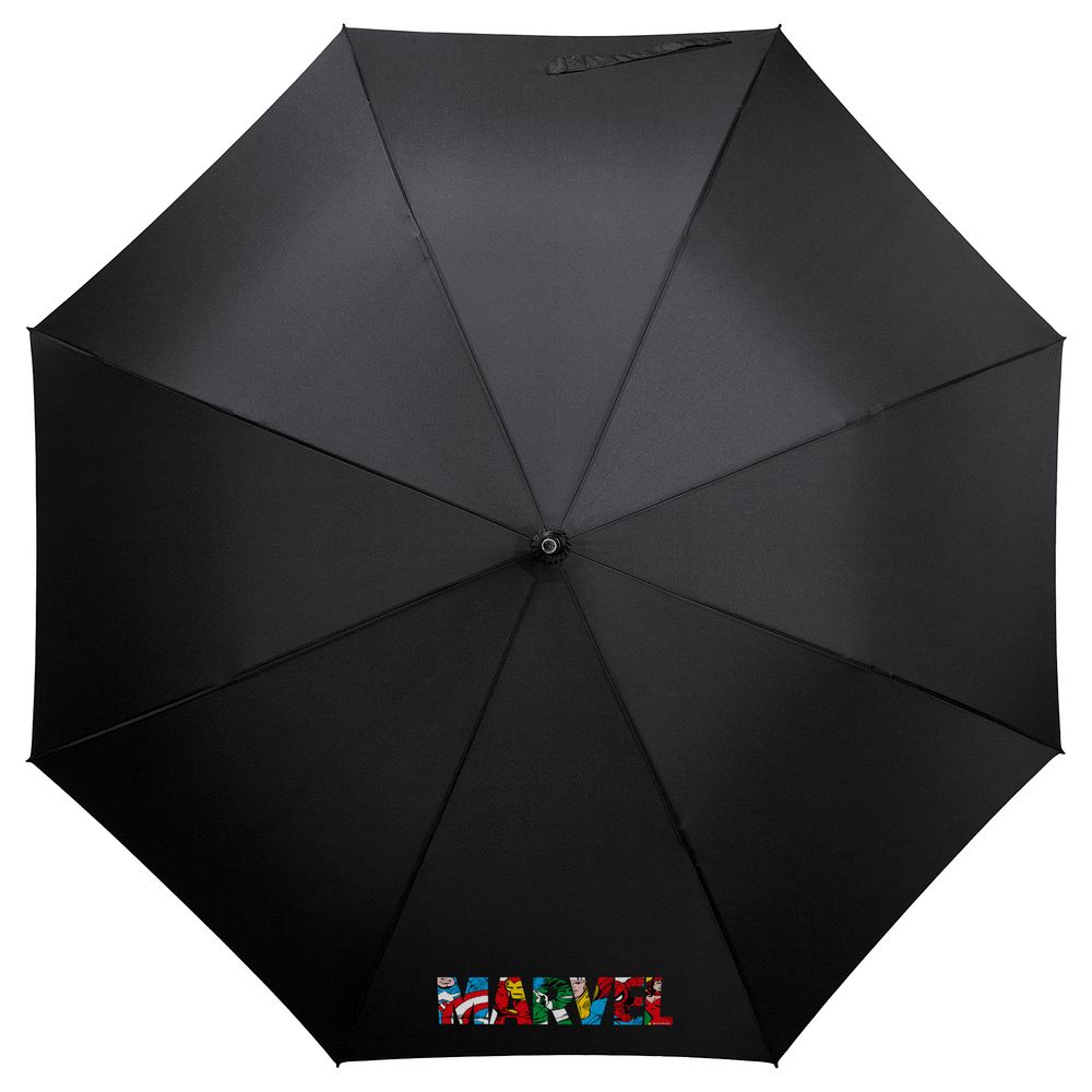 Зонт-трость Marvel Avengers, черный / Миниатюра WWW (1000)