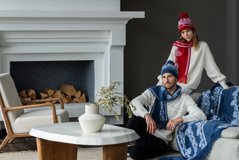 Шапка Onego, красная / Миниатюра WWW (1000)