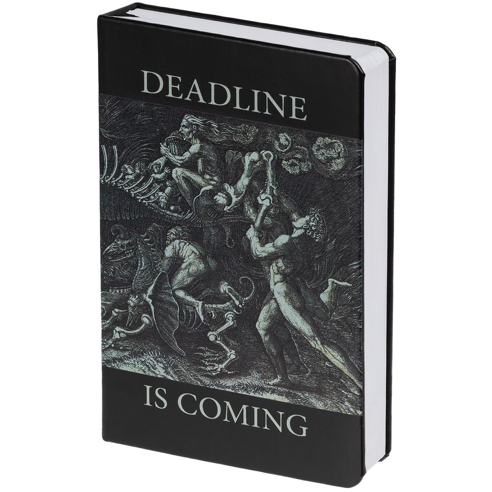 Ежедневник Deadline, недатированный, черный / Миниатюра WWW (1000)