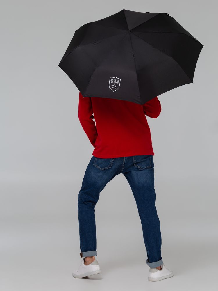 Складной зонт «СКА», черный / Миниатюра WWW (1000)