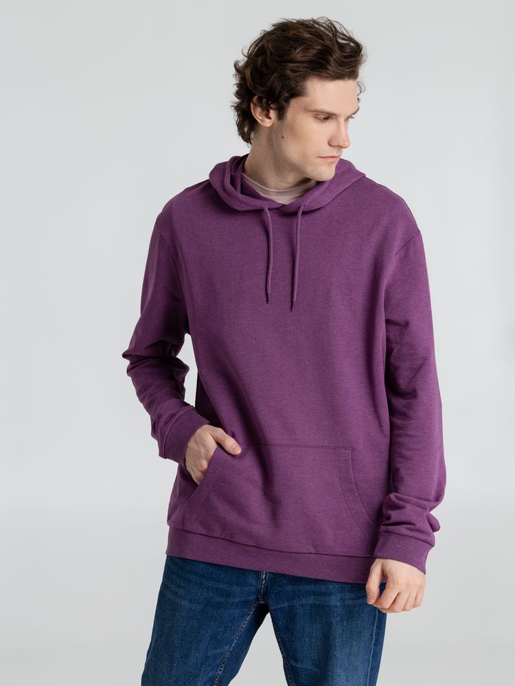Толстовка с капюшоном унисекс Hoodie, фиолетовый меланж / Миниатюра WWW (1000)