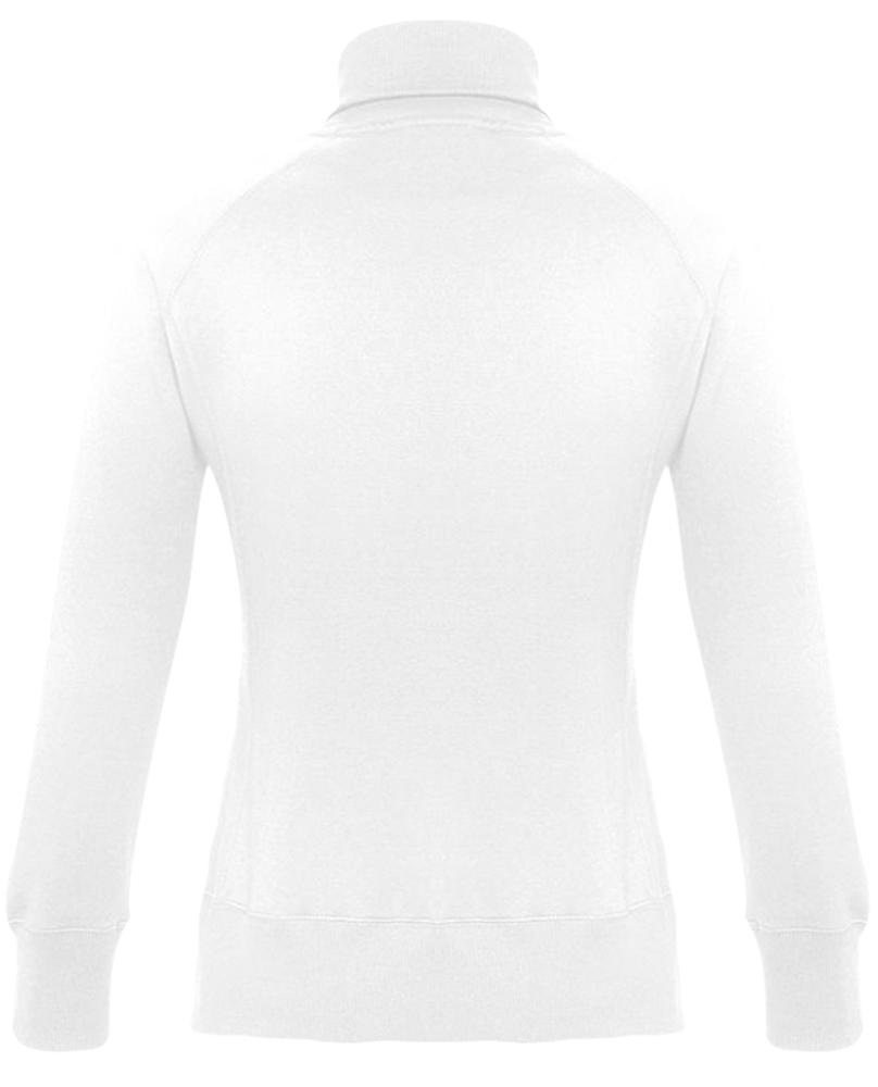 Толстовка женская на молнии Soda 280 белая / Миниатюра WWW (1000)