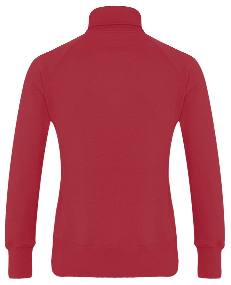 Толстовка женская на молнии Soda 280 красная / Миниатюра WWW (1000)