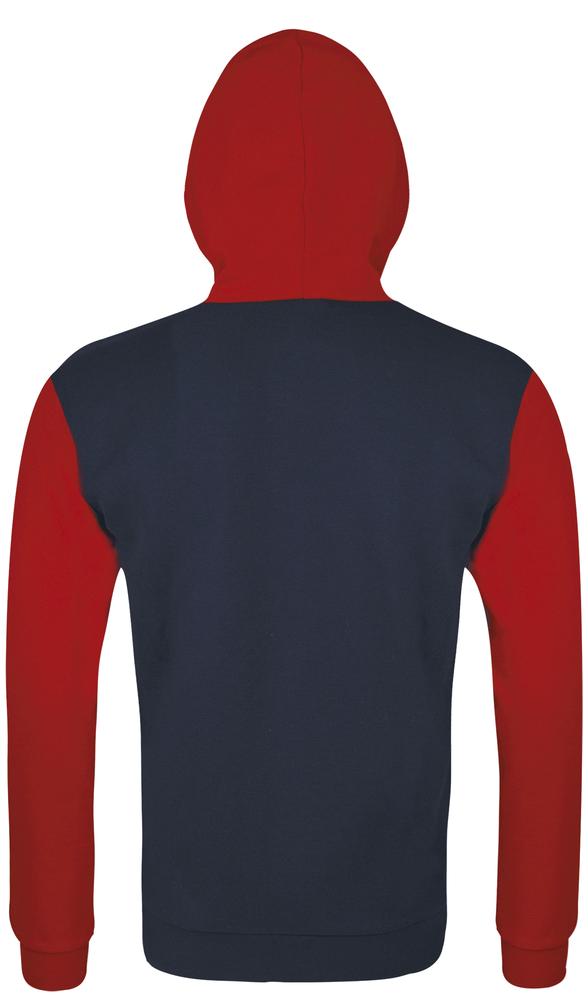 Толстовка на молнии Silver 280 темно-синяя с красным / Миниатюра WWW (1000)