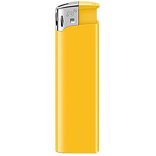 Зажигалка пьезо Flameclub, многоразовая, желтая / Миниатюра WWW (1000)