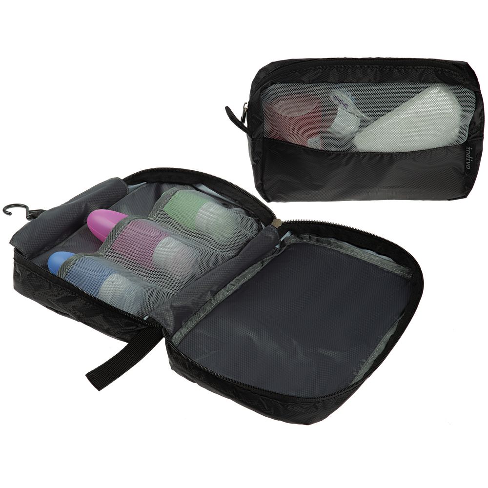 Несессер onBoard с емкостями для косметики, черный / Миниатюра WWW (1000)