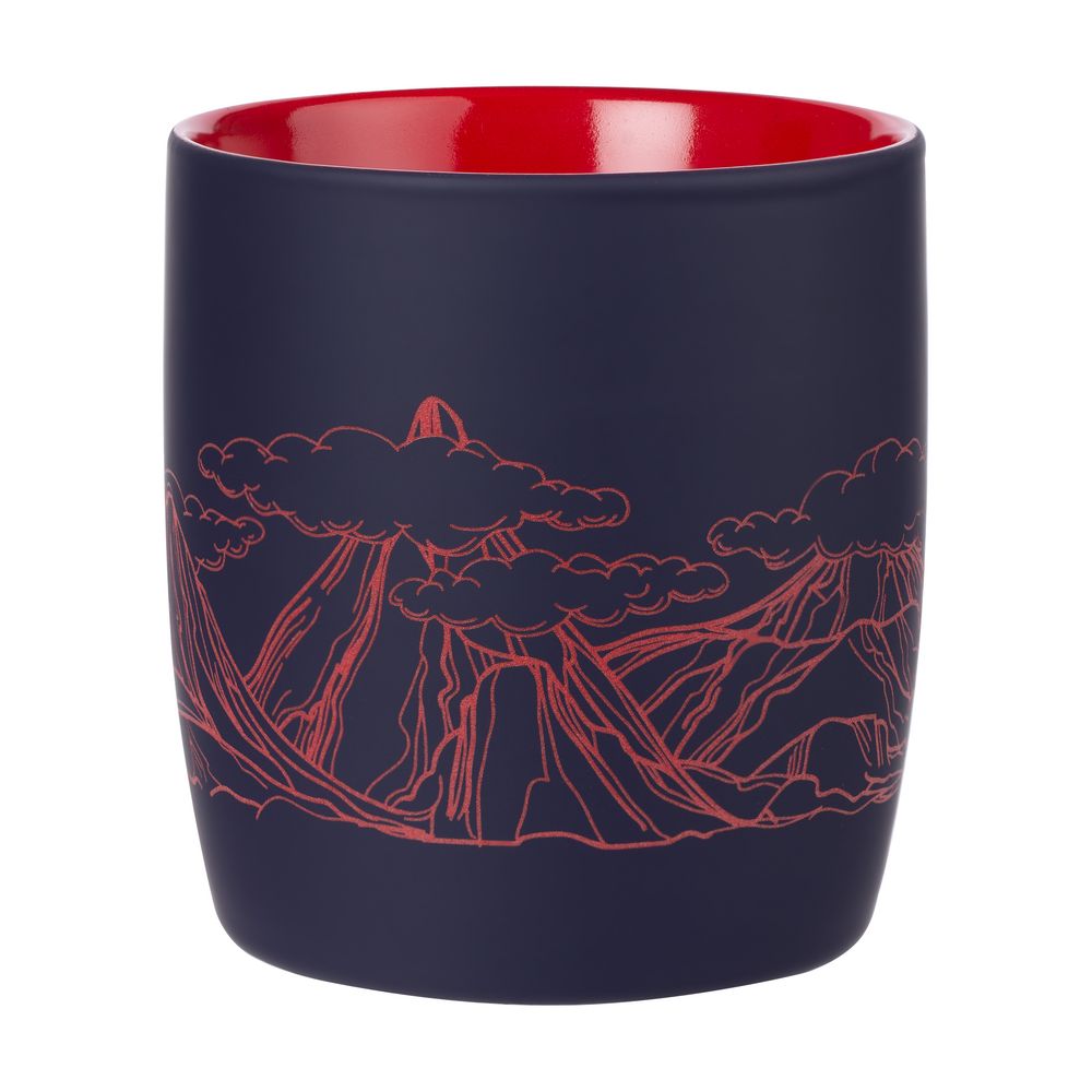 Кружка Surprise Touch c покрытием софт-тач, красная с синим / Миниатюра WWW (1000)