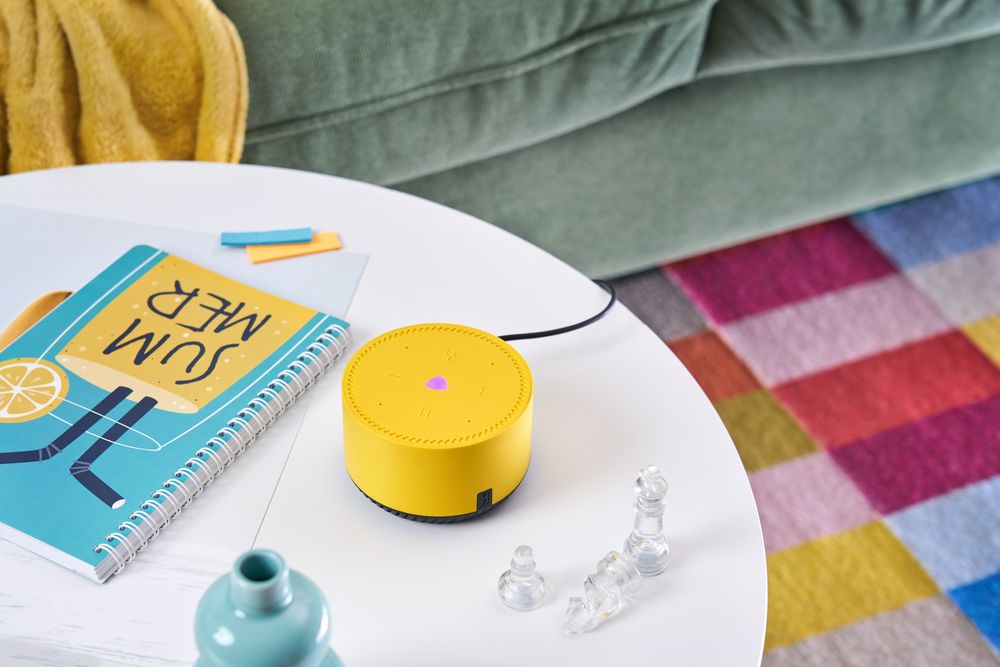 Умная колонка «Яндекс Станция Лайт», лимон / Миниатюра WWW (1000)