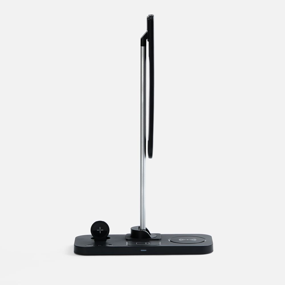 Настольная лампа с беспроводной зарядкой Power Light, черная / Миниатюра WWW (1000)