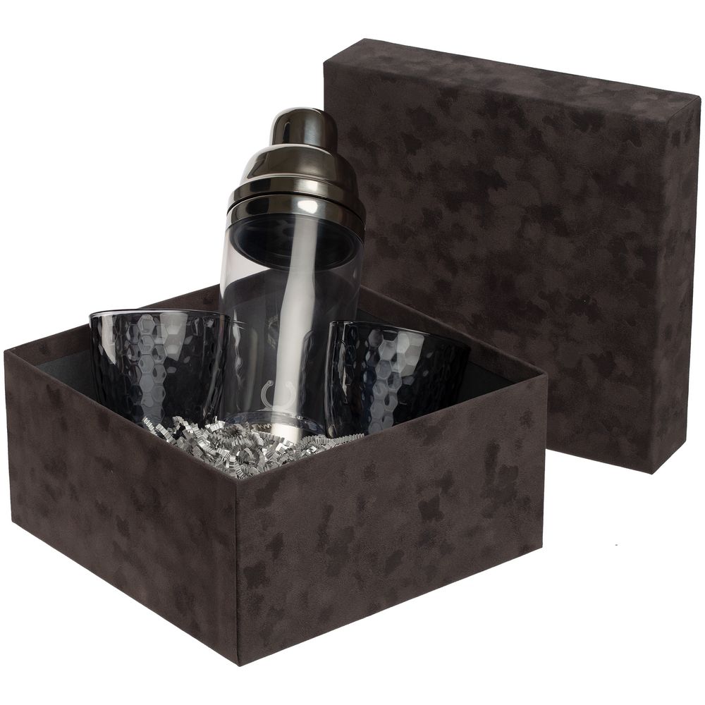 Коробка Velutto, серая / Миниатюра WWW (1000)