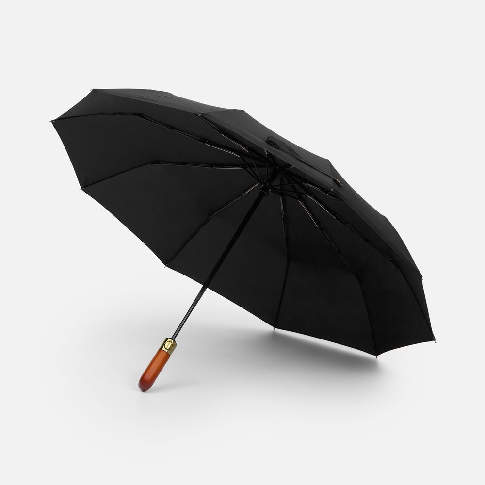 Зонт складной Cloudburst, черный