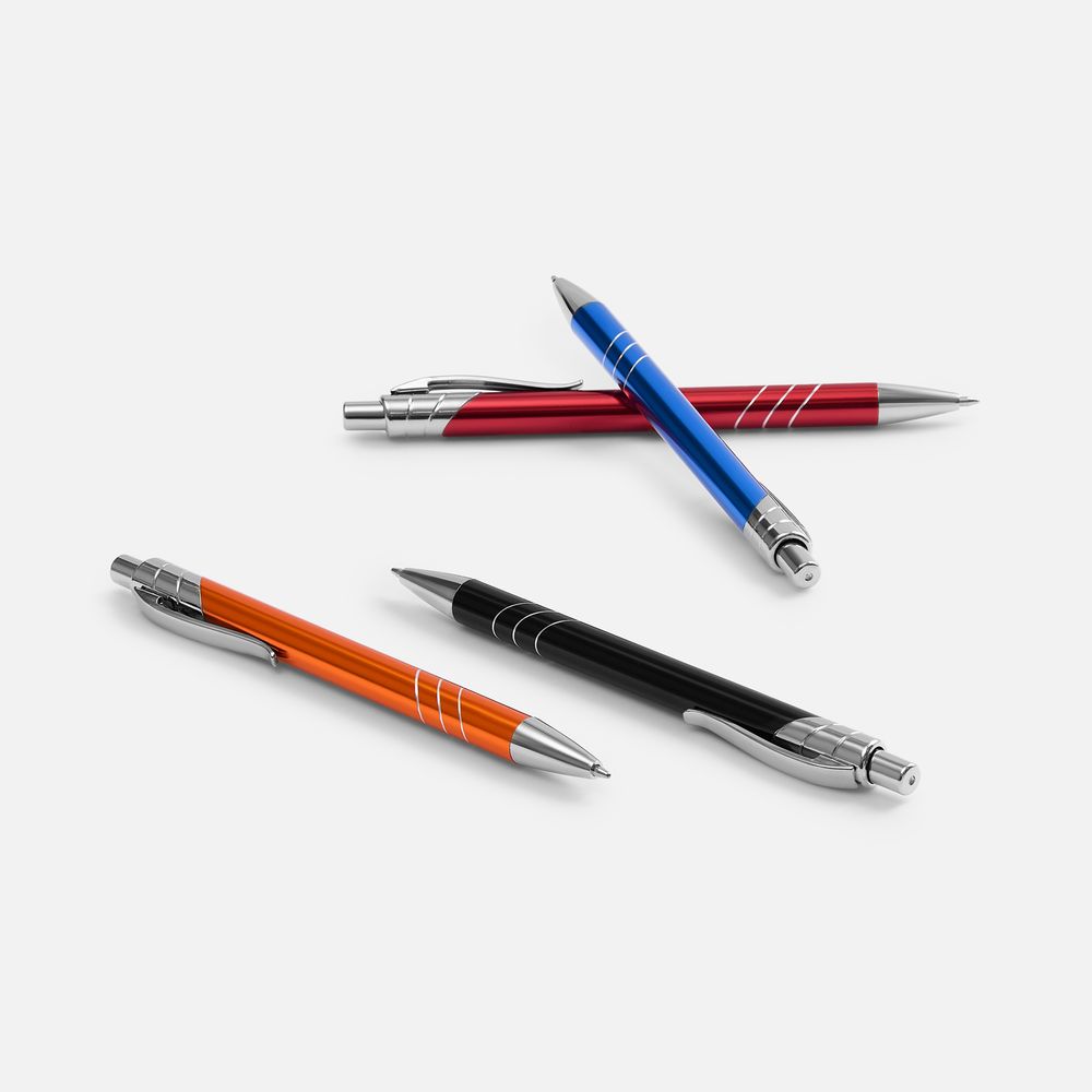 Ручка шариковая Underton Metallic, красная / Миниатюра WWW (1000)