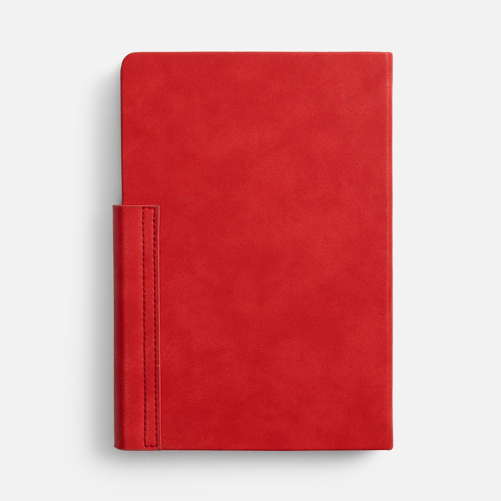 Ежедневник Leadmark, недатированный, красный / Миниатюра WWW (1000)