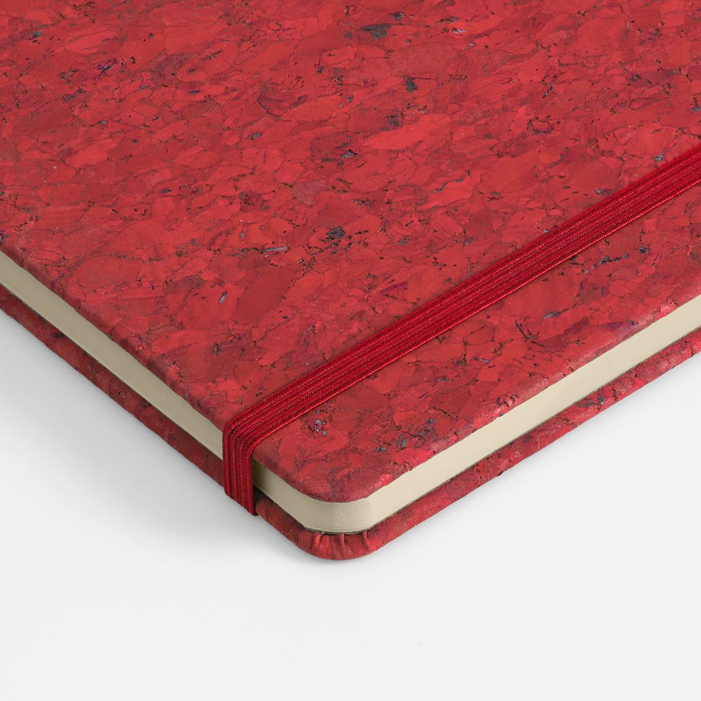 Блокнот Cork County, красный / Миниатюра WWW (1000)