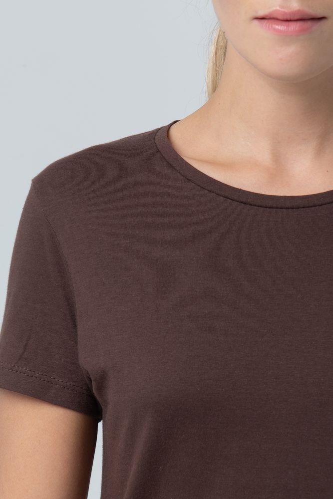 Футболка женская Miss 150, шоколадно-коричневая / Миниатюра WWW (1000)