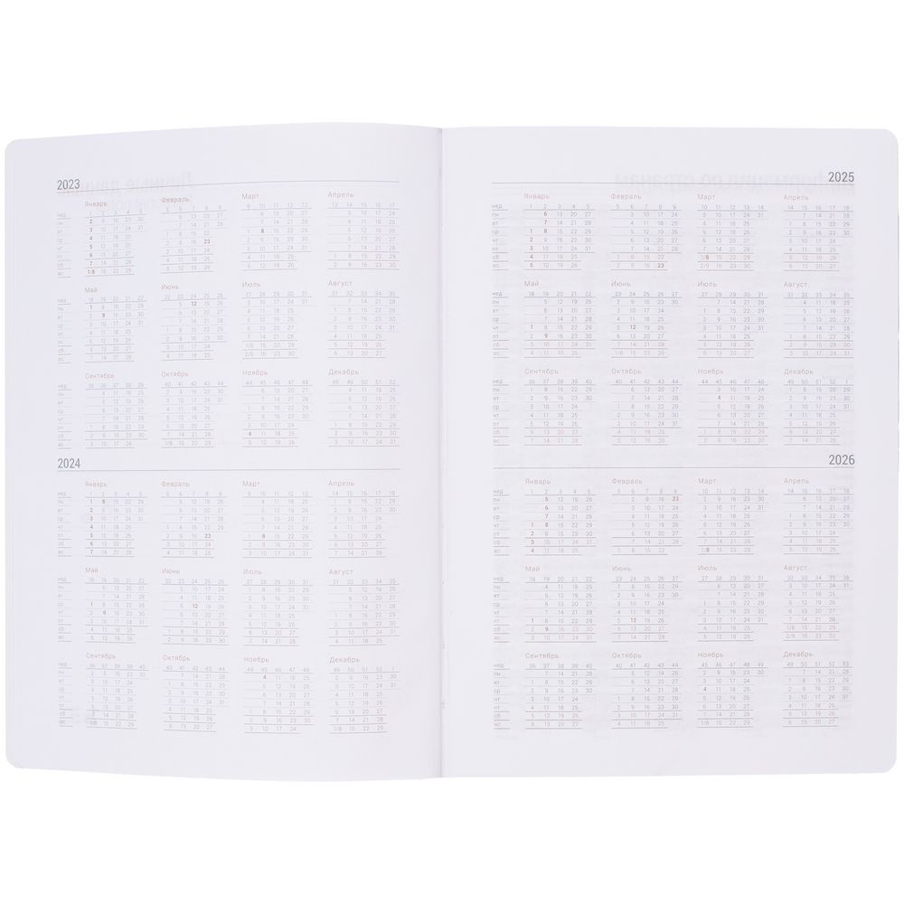 Ежедневник Gems, недатированный, черный / Миниатюра WWW (1000)