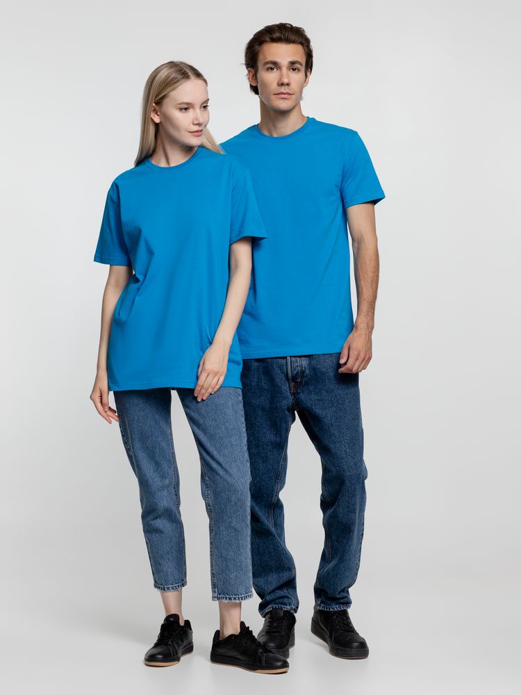 Футболка унисекс T-Bolka 160, бирюзовая / Миниатюра WWW (1000)