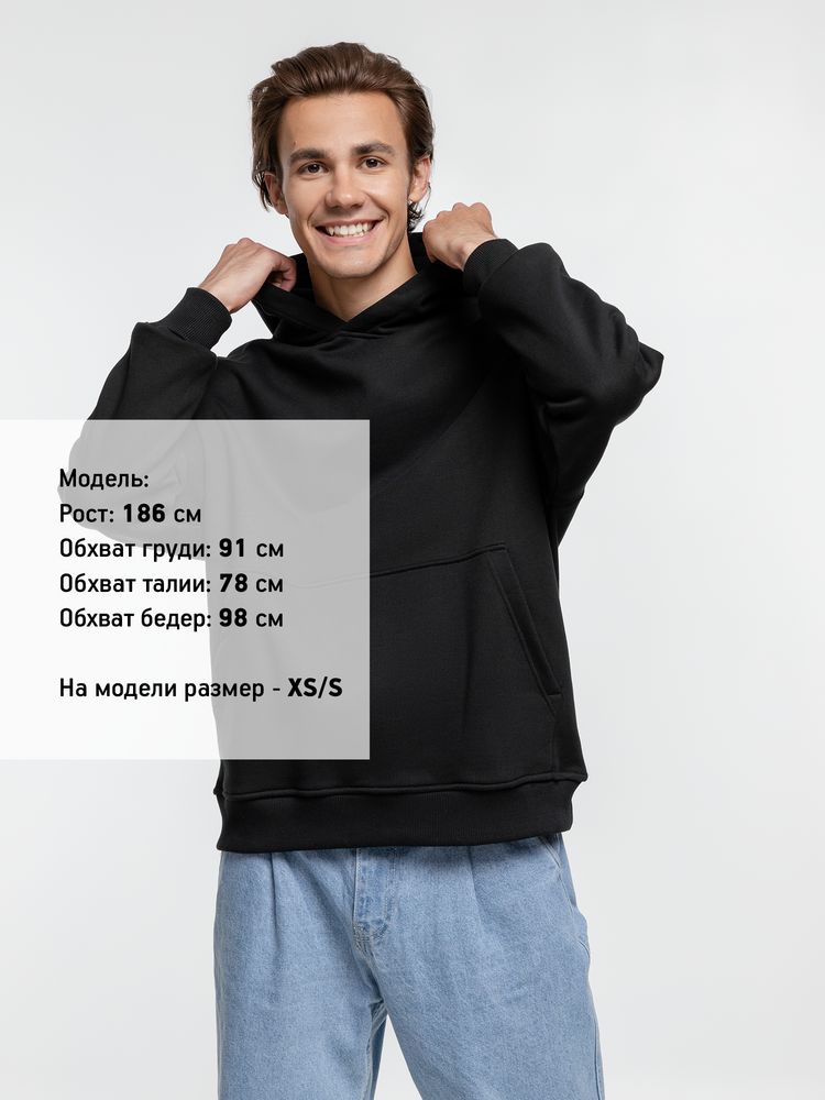 Худи оверсайз Kulonga Comfort Heavy, черное / Миниатюра WWW (1000)