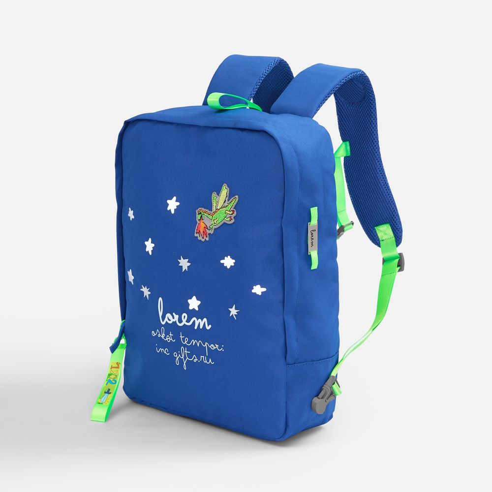 Основа для рюкзака B2, синяя / Миниатюра нанесения (1000)