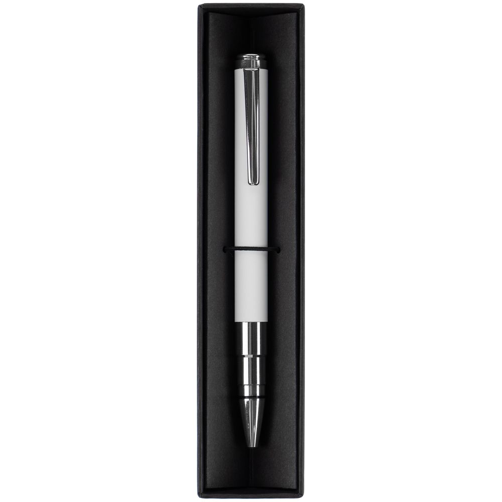 Ручка шариковая Kugel Chrome, белая / Миниатюра WWW (1000)