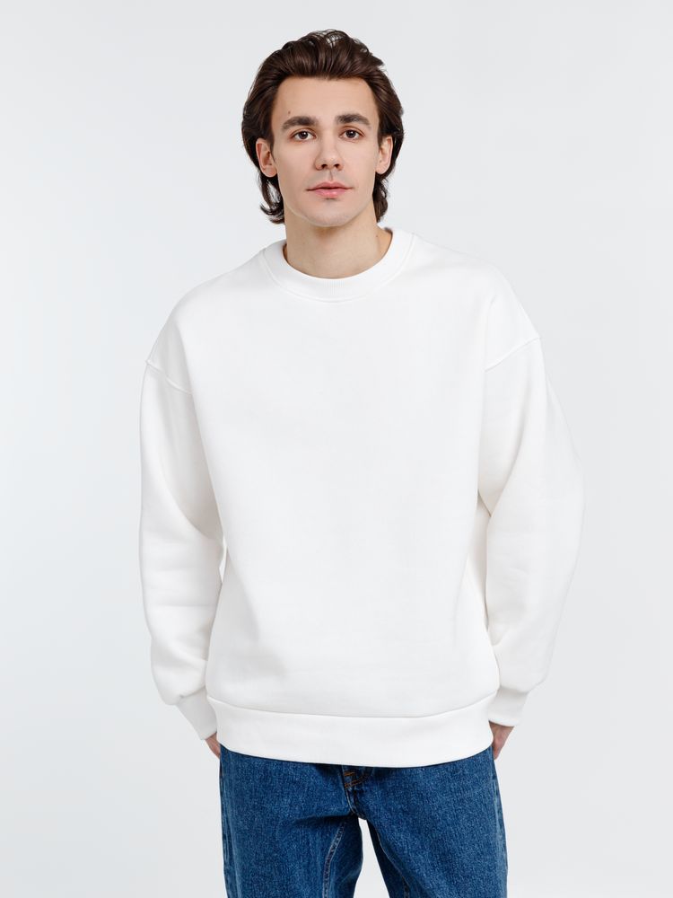 Свитшот оверсайз унисекс True Self, молочно-белый / Миниатюра WWW (1000)