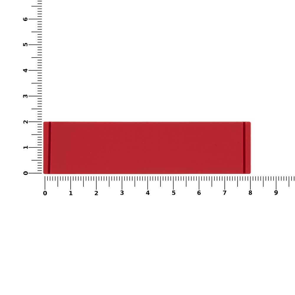 Лейбл из ПВХ Tarea, красный / Миниатюра WWW (1000)