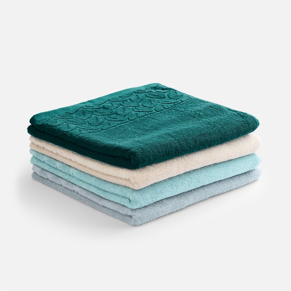 Полотенце махровое Hoya, среднее, бежевое / Миниатюра WWW (1000)