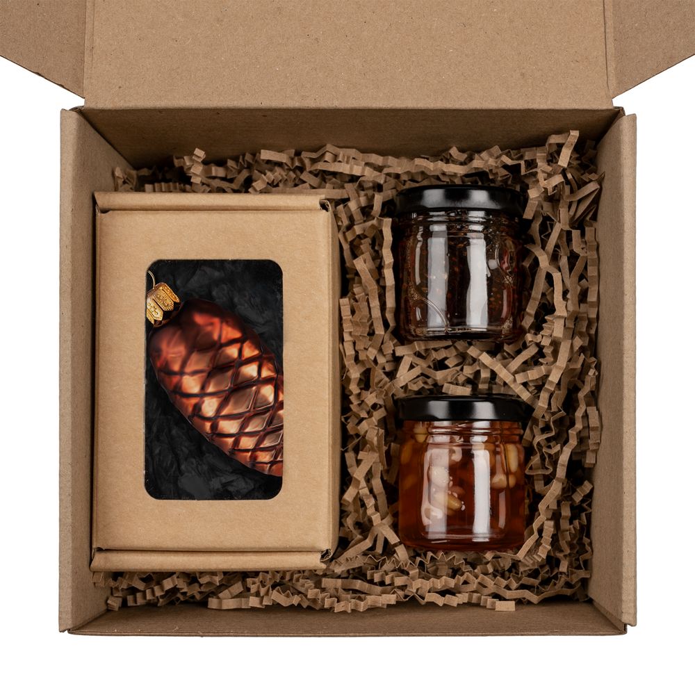 Набор «Шишки», коричневый / Миниатюра WWW (1000)