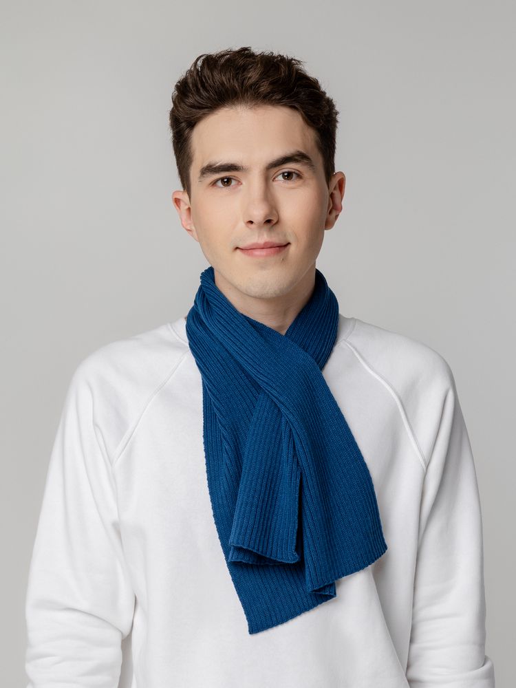 Шарф Yong, темно-синий (лазурный) / Миниатюра WWW (1000)