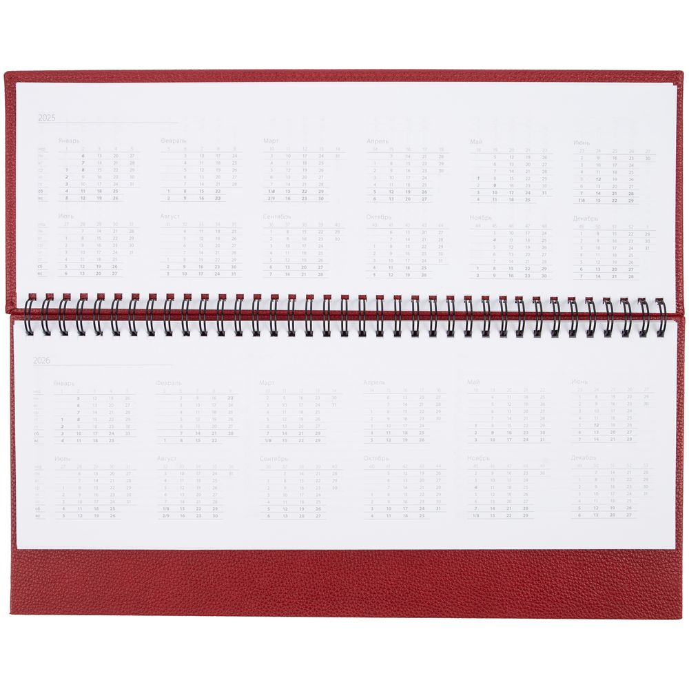 Планинг Sagrin, недатированный, красный / Миниатюра WWW (1000)