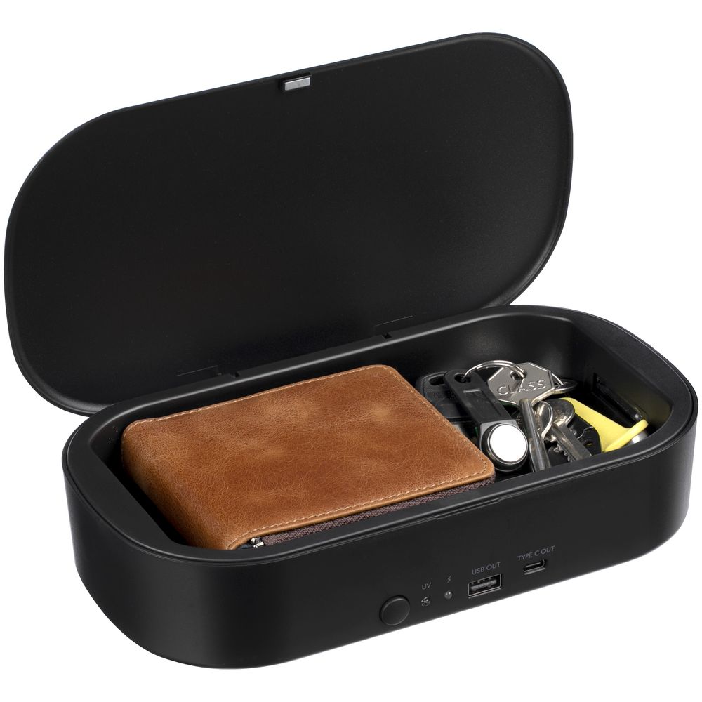 Стерилизатор c беспроводной зарядкой Handy Guard, черный / Миниатюра WWW (1000)