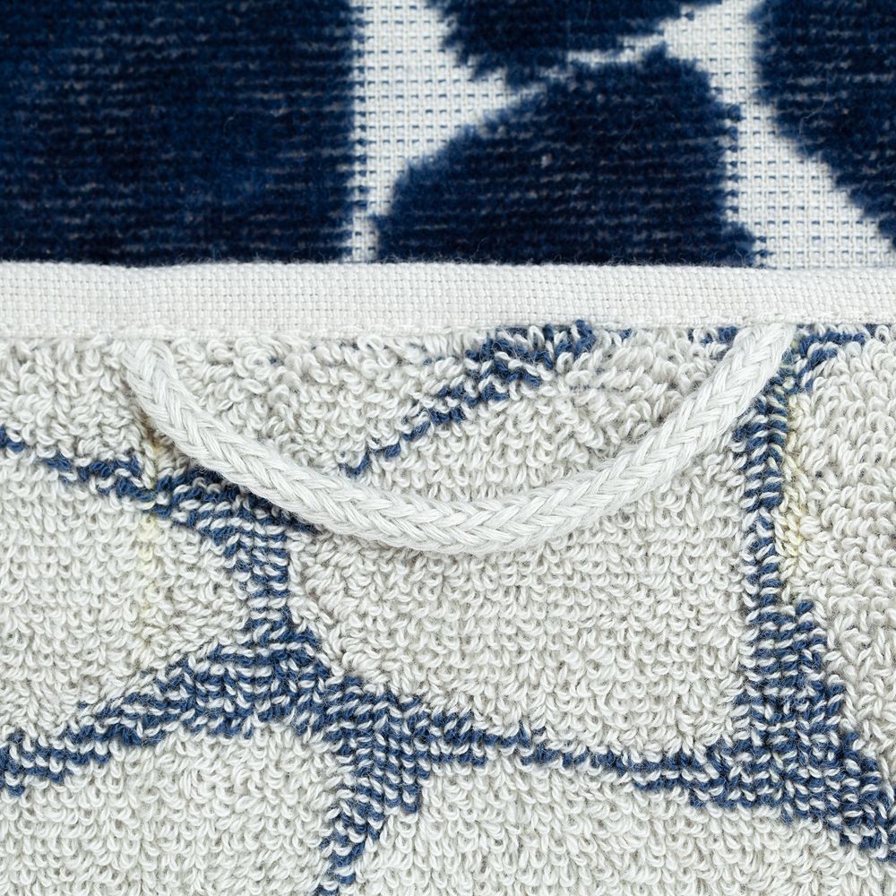 Полотенце Giraffe, малое, бежевое с синим / Миниатюра WWW (1000)