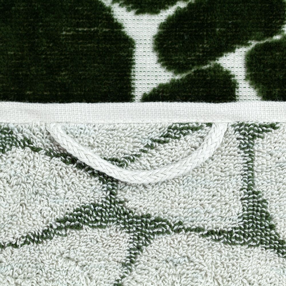 Полотенце Giraffe, большое, бежевое с зеленым / Миниатюра WWW (1000)