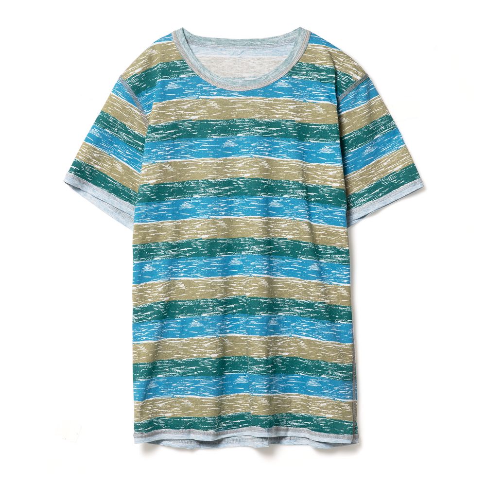 Футболка мужская Rayet двусторонняя, голубая с зеленым / Миниатюра WWW (1000)