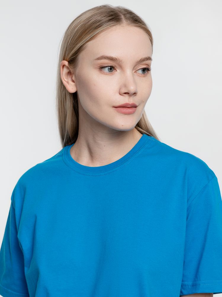 Футболка унисекс T-Bolka 160, бирюзовая / Миниатюра WWW (1000)