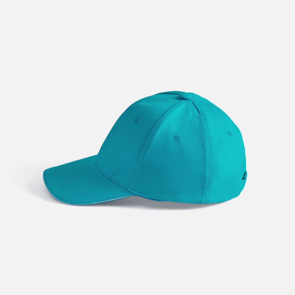 Бейсболка Buffalo, бирюзовая с белым / Миниатюра WWW (1000)