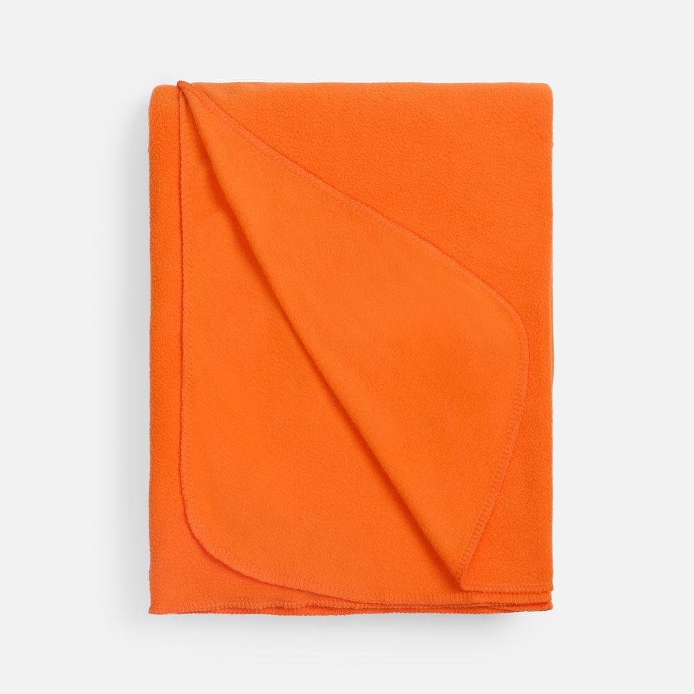 Флисовый плед Warm&Peace, оранжевый / Миниатюра WWW (1000)