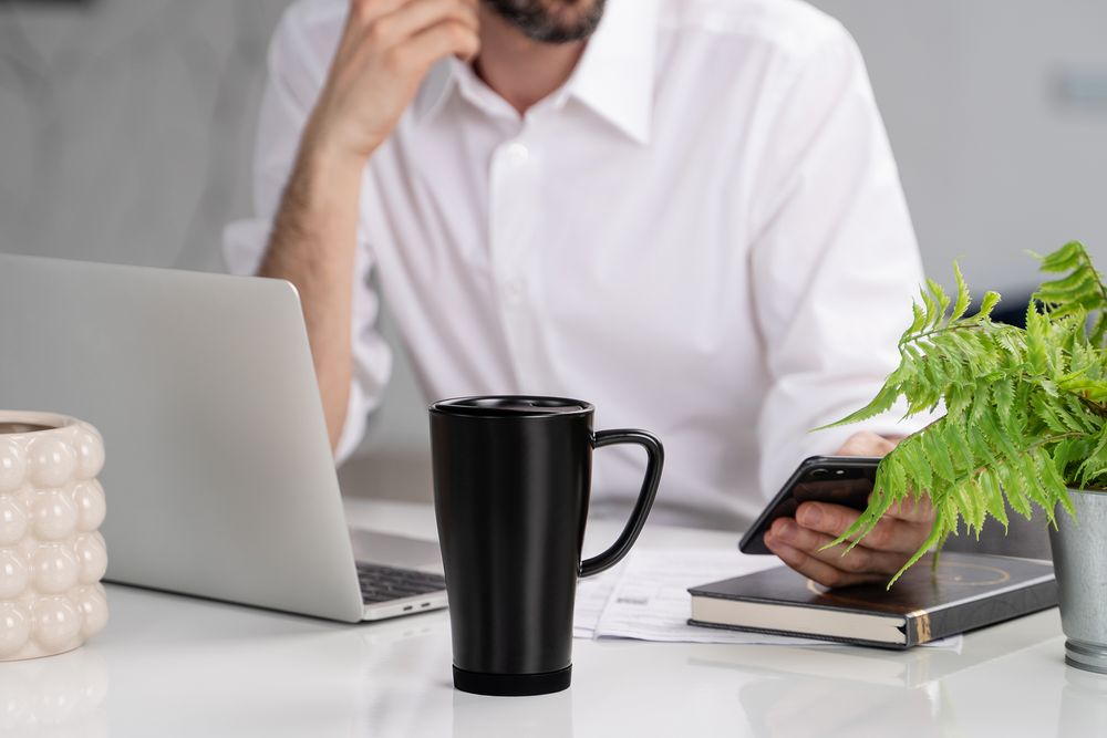 Кружка Safe Side, черная / Миниатюра WWW (1000)