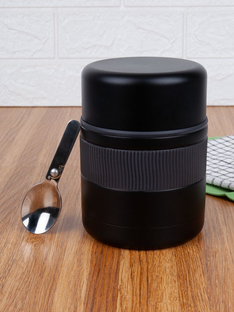 Термос для еды Takk Pappa, черный / Миниатюра WWW (1000)