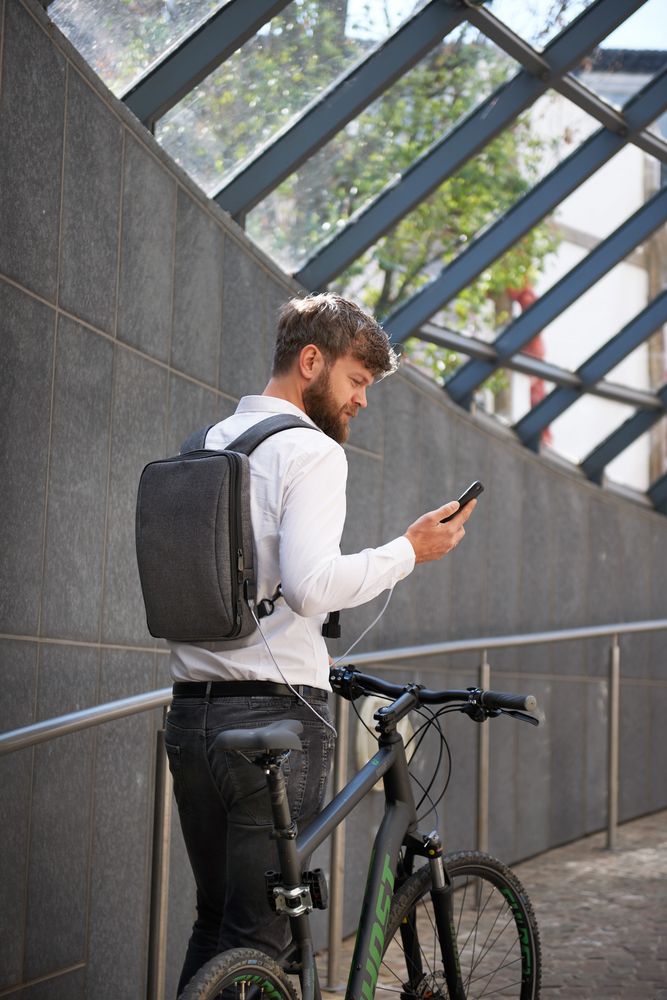 Рюкзак для ноутбука Saftsack, серый / Миниатюра WWW (1000)