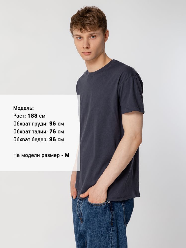 Футболка унисекс Regent 150, светло-серая / Миниатюра модельного (1000)