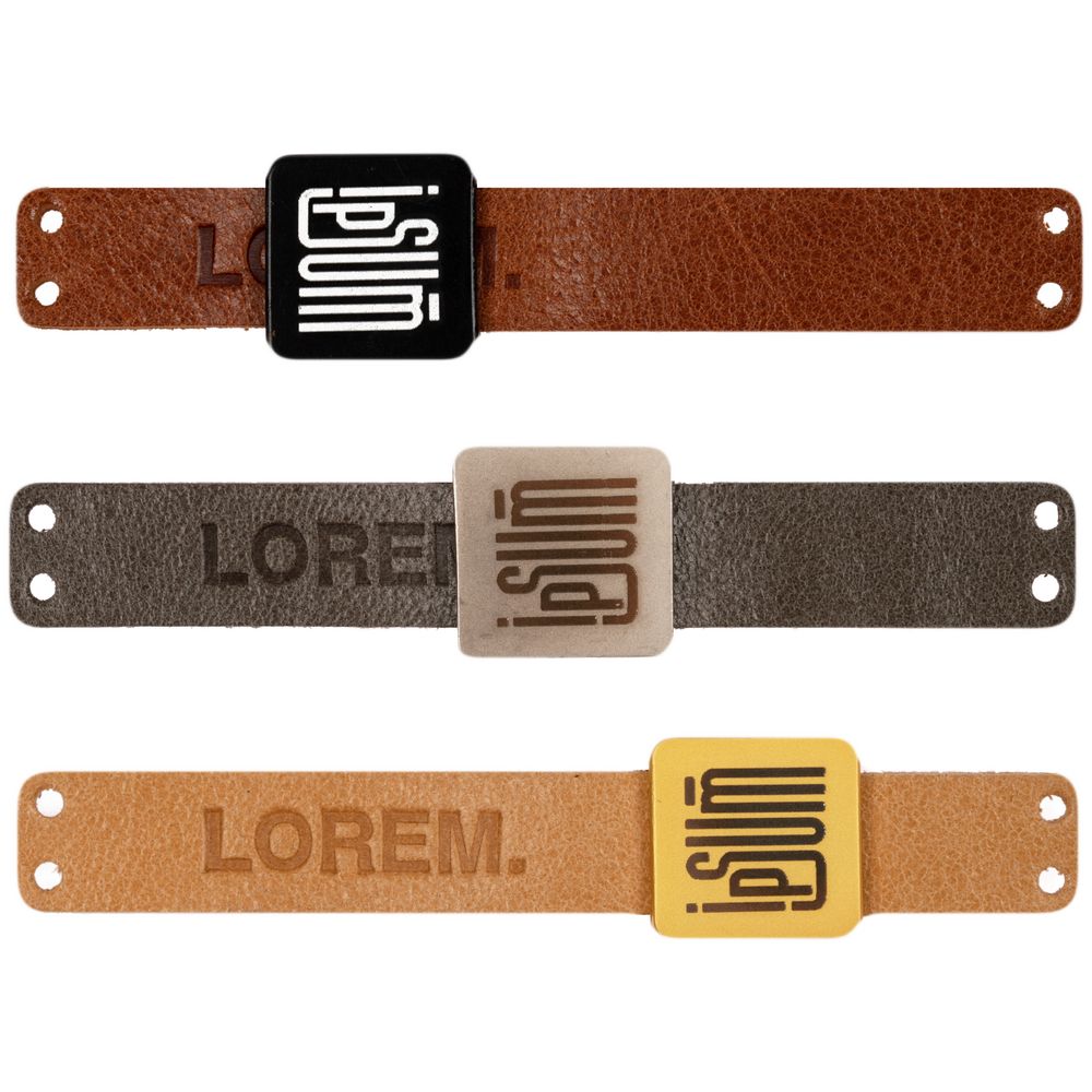 Лейбл кожаный Gimel, S, горчичный / Миниатюра WWW (1000)