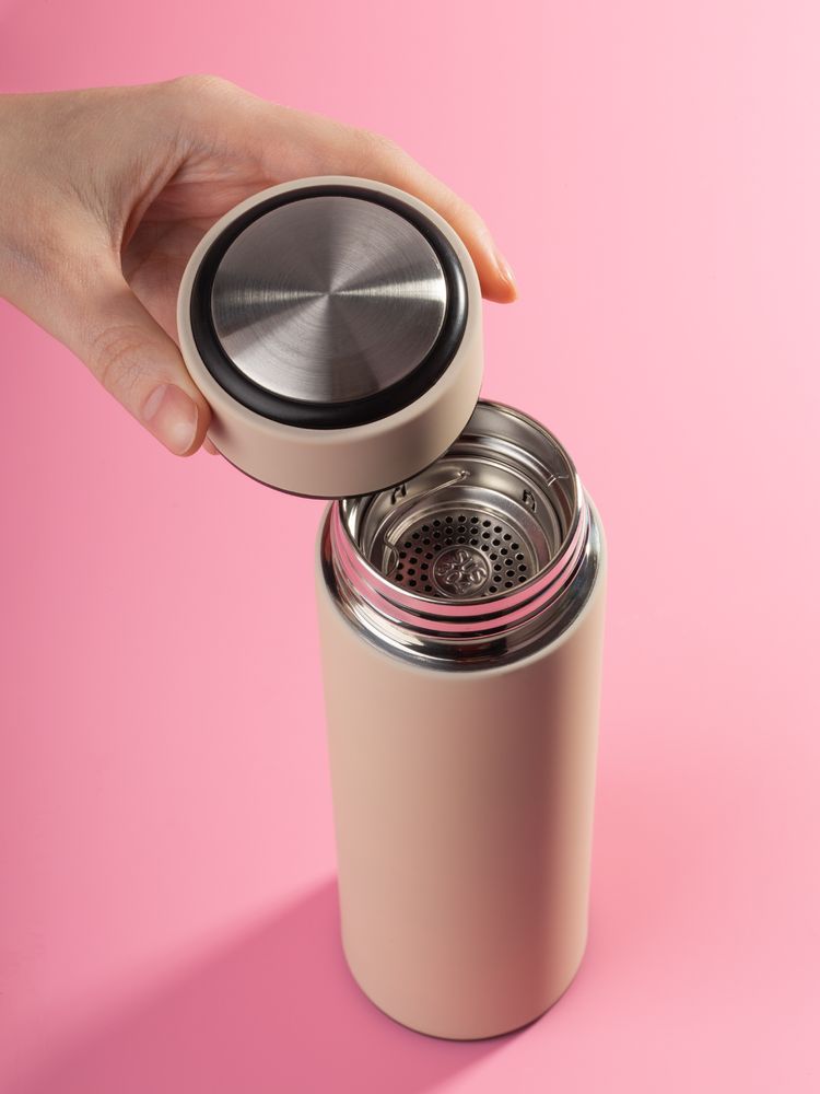 Термос с ситечком Percola, бежевый / Миниатюра WWW (1000)